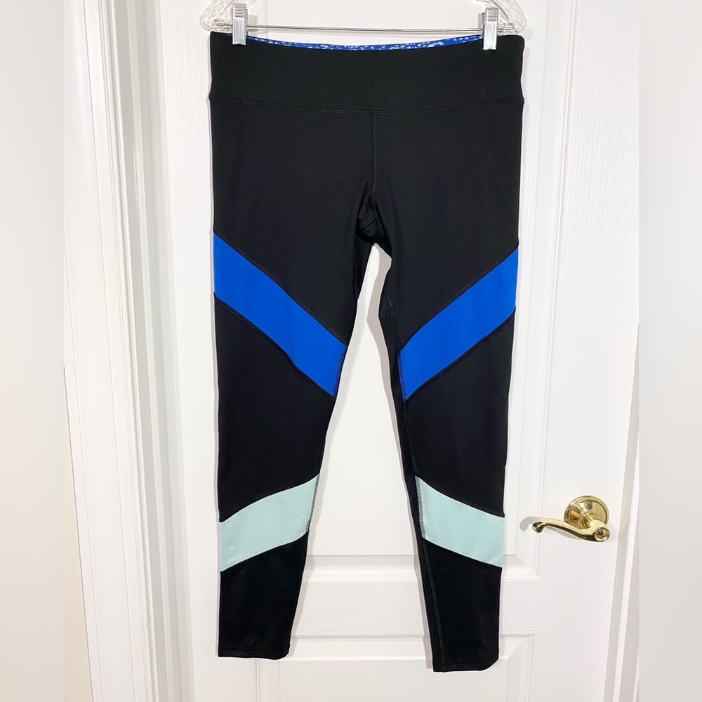 C9 by Champion DuoDry Leggings Black Blue Size XL